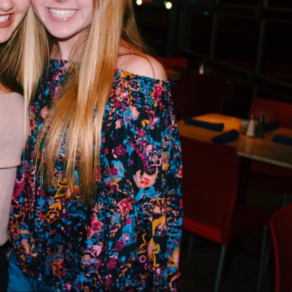 floral free people top